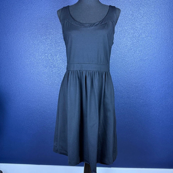 Cynthia Rowley Little Black Dress, Size Large - Picture 1 of 10